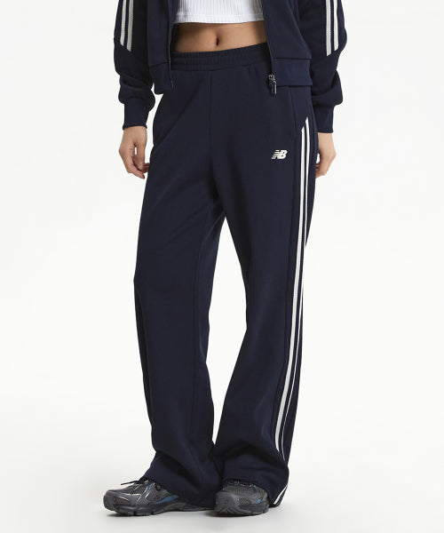 NBMLF2W142 / WOMEN Essential Track Wide Pants (NAVY)