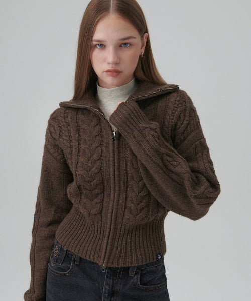 Our Cable Knit Zip-Up Cardigan_6COLOR