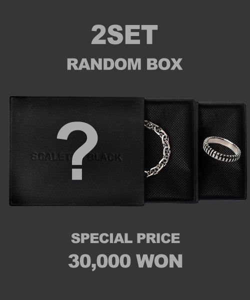 BR700 [Surgical steel] Random Set ring and bracelet